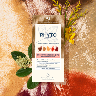 Phyto Phytocolor Colorazione Permanente Tinta Numero 9.8 - Tinta capelli colore biondo chiarissimo cenere