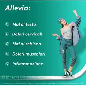 Aspirina Granulato - Trattamento sintomatico di mal di testa, febbre e dolori da lievi a moderati - 10 bustine 500 mg