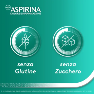 Aspirina Granulato - Trattamento sintomatico di mal di testa, febbre e dolori da lievi a moderati - 20 bustine 500 mg