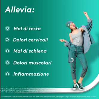 Aspirina Granulato - Trattamento sintomatico di mal di testa, febbre e dolori da lievi a moderati - 20 bustine 500 mg