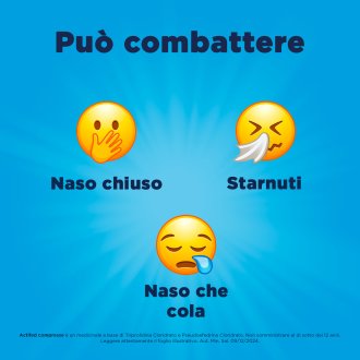 Actifed - Congestione nasale e raffreddore - 12 compresse 2,5mg+60mg