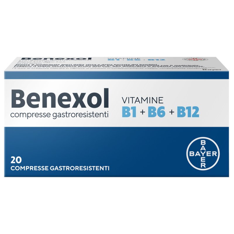 Benexol - Stati Carenziali di vitamine del gruppo B - 20 Compresse Gastroresistenti Benexol - Stati Carenziali di vitamine del gruppo B - 20 Compresse Gastroresistenti