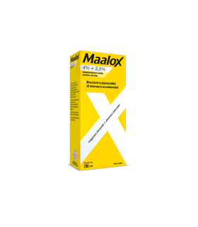 Maalox Sospensione orale gusto Menta - Per il trattamento dell'acidità di stomaco occasionale - 250 ml
