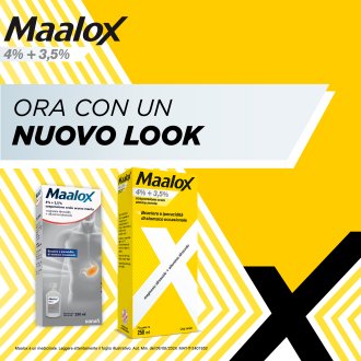 Maalox Sospensione orale gusto Menta - Per il trattamento dell'acidità di stomaco occasionale - 250 ml