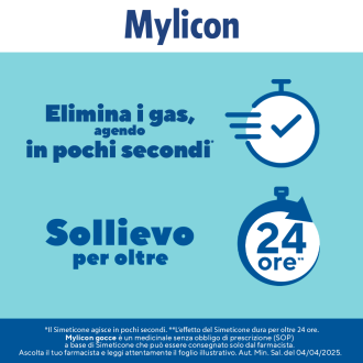 Mylicon Gocce Bambini - Simeticone per il meteorismo dei bambini - 30 ml