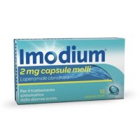 Imodium - Per il trattamento della diarrea acuta - 12 Capsule Molli 2mg Imodium - Per il trattamento della diarrea acuta - 12 Capsule Molli 2mg