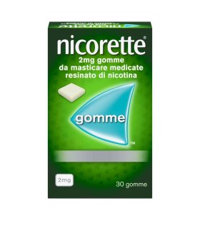 Nicorette Gomme - Gomme da masticare per smettere di fumare - 2mg  30 pezzi