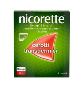 NICORETTE  - Cerotti transdermici per smettere di fumare - 7 Cerotti 10mg/16H