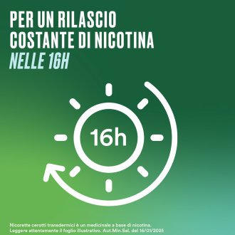 NICORETTE  - Cerotti transdermici per smettere di fumare - 7 Cerotti 10mg/16H