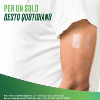 NICORETTE  - Cerotti transdermici per smettere di fumare - 7 Cerotti 10mg/16H