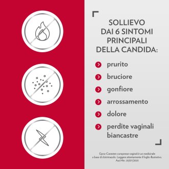 Gyno-Canesten - Trattamento dei sintomi associati alla candida - 12 compresse Vaginali 