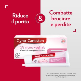 Gyno-Canesten Crema Vaginale 2% - Trattamento dei sintomi associati alla candida - 30 g