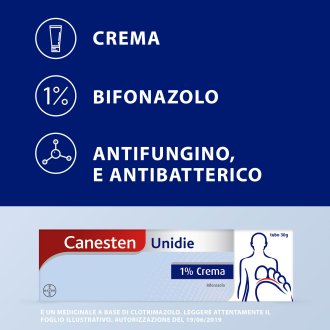 Canesten Unidie Crema 1% - Crema antimicotica - 30 g