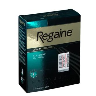 Regaine 2% - Soluzione cutanea per alopecia androgenetica e caduta dei capelli - Flacone 60ml 