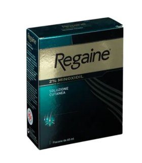 Regaine 2% - Soluzione cutanea per alopecia androgenetica e caduta dei capelli - Flacone 60ml 