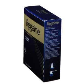 Regaine 5% - Soluzione cutanea per alopecia androgenetica e caduta dei capelli - Flacone 60ml 