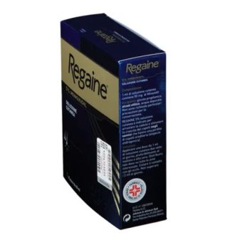 Regaine 5% - Soluzione cutanea per alopecia androgenetica e caduta dei capelli - Flacone 60ml 