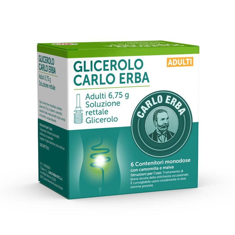 Glicerolo Microclismi Adulti 6 contenitori 6,75g Glicerolo Microclismi Adulti 6 contenitori 6,75g