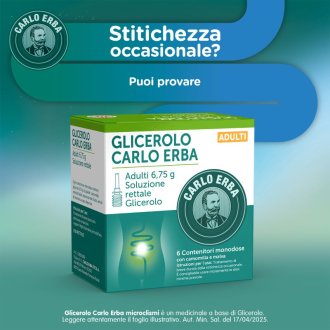 Glicerolo Microclismi Adulti 6 contenitori 6,75g Glicerolo Microclismi Adulti 6 contenitori 6,75g