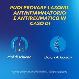 Lasonil - Antinfiammatorio e antireumatico per dolori da lievi a moderati - 12 compresse rivestite