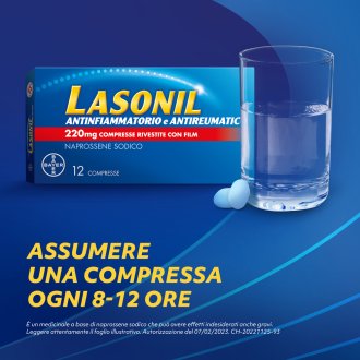 Lasonil - Antinfiammatorio e antireumatico per dolori da lievi a moderati - 12 compresse rivestite