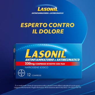 Lasonil - Antinfiammatorio e antireumatico per dolori da lievi a moderati - 12 compresse rivestite