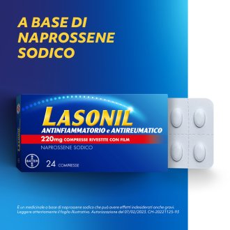 Lasonil - Antinfiammatorio e antireumatico per dolori da lievi a moderati - 24 compresse rivestite