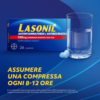 Lasonil - Antinfiammatorio e antireumatico per dolori da lievi a moderati - 24 compresse rivestite