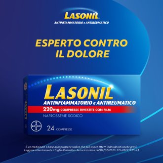 Lasonil - Antinfiammatorio e antireumatico per dolori da lievi a moderati - 24 compresse rivestite