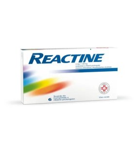 Reactine - Antistaminico per rinite allergica e rinorrea - 6 compresse 5mg+120mg Rilascio Prolungato