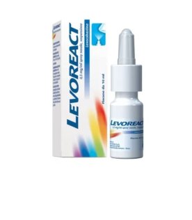 Levoreact Spray Nasale - Antistaminico per allergia e naso che cola - 10ml 0,5mg Levoreact Spray Nasale - Antistaminico per allergia e naso che cola - 10ml 0,5mg