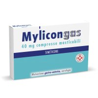 Mylicongas - Per flatulenza, meteorismo e gonfiore addominale - 50 compresse Masticabili 40 mg Mylicongas - Per flatulenza, meteorismo e gonfiore addominale - 50 compresse Masticabili 40 mg