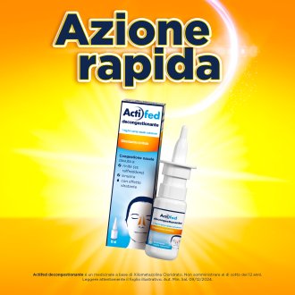 Actifed Spray Nasale Decongestionante 10ml Actifed Spray Nasale Decongestionante 10ml