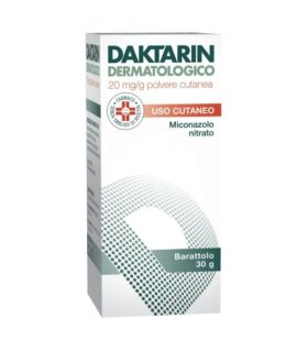 Daktarin Polvere Cutanea - Trattamento delle infezioni della pelle - 30g 2% Daktarin Polvere Cutanea - Trattamento delle infezioni della pelle - 30g 2%