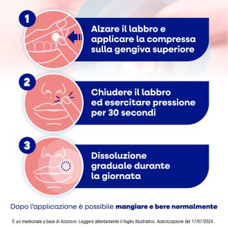 Herpmed Labiale - Per il trattamento dell'herpes labiale - 2 compresse buccali