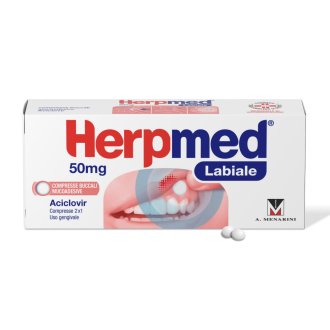 Herpmed Labiale - Per il trattamento dell'herpes labiale - 2 compresse buccali