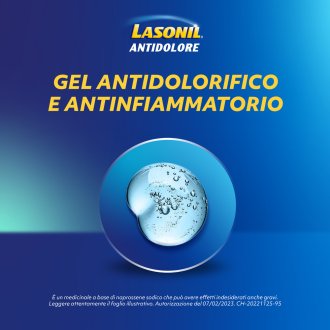 Lasonil Antidolore Gel 10% - Gel antidolorifico per traumi muscolari ed articolari - 50 g