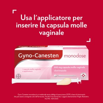 Gyno-Canesten Monodose - Trattamento della candida vaginale - 1 capsula vaginale