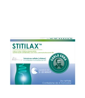 Sititilax soluzione rettale - Per la costipazione occasionale dell'adulto - 4 flaconi monodose