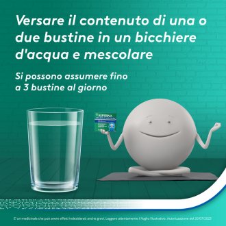 Aspirina Influenza e Naso Chiuso - Trattamento sintomatico della congestione nasale e di stati febbrili - 10 Bustine