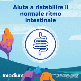 Imodium Diarrea E Meteorismo - 12 compresse