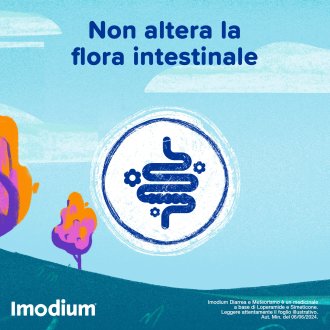 Imodium Diarrea E Meteorismo - 12 compresse