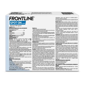 Frontline Spot On Cani x3 Antiparassitario Contro Pulci, Zecche E Pidocchi (10-20Kg)