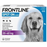 Frontline Spot On Cani  x3 Antiparassitario Contro Pulci, Zecche E Pidocchi (20-40Kg)