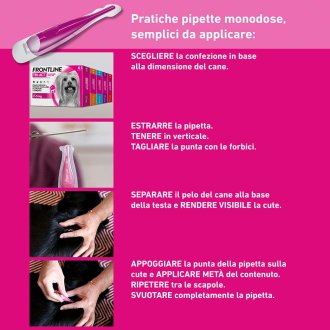 Frontline Tri-Act x3 Pipette, Antiparassitario Per Cani (5-10Kg) Contro Parassiti Esterni E Insetti Volanti