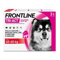 Frontline Tri-Act x3 Pipette, Antiparassitario Per Cani (40-60Kg) Contro Parassiti Esterni E Insetti Volanti Frontline Tri-Act x3 Pipette, Antiparassitario Per Cani (40-60Kg) Contro Parassiti Esterni E Insetti Volanti