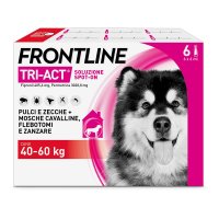 Frontline Tri-Act x6 Pipette, Antiparassitario Per Cani (40-60Kg) Contro Parassiti Esterni E Insetti Volanti Frontline Tri-Act x6 Pipette, Antiparassitario Per Cani (40-60Kg) Contro Parassiti Esterni E Insetti Volanti