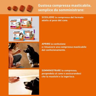 Frontpro x3 Compresse Masticabili, Antiparassitario Per Cani (2-4Kg) Contro Pulci E Zecche