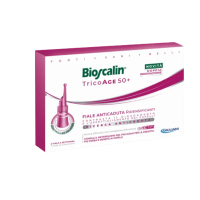 Bioscalin Tricoage 50+ Fiale Anticaduta Donna - Fiale anticaduta ridensificanti - 8 fiale