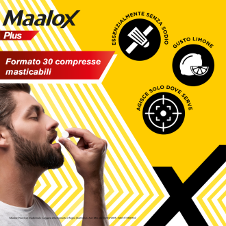 Maalox Plus 30 Compresse Masticabili